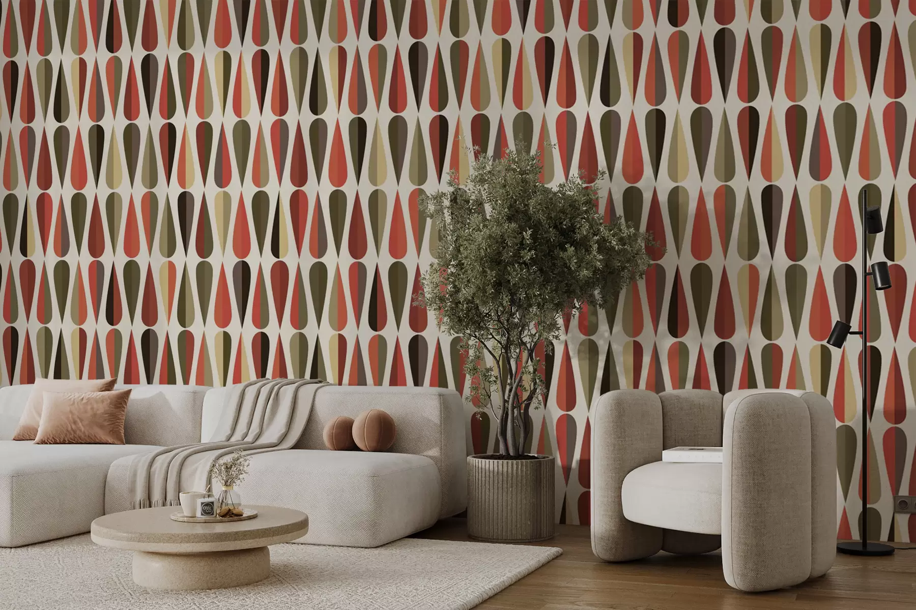 Valokuvatapetti 70-luvun retropisaroita u51626