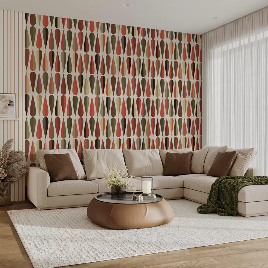 Valokuvatapetti 70-luvun retropisaroita u51626