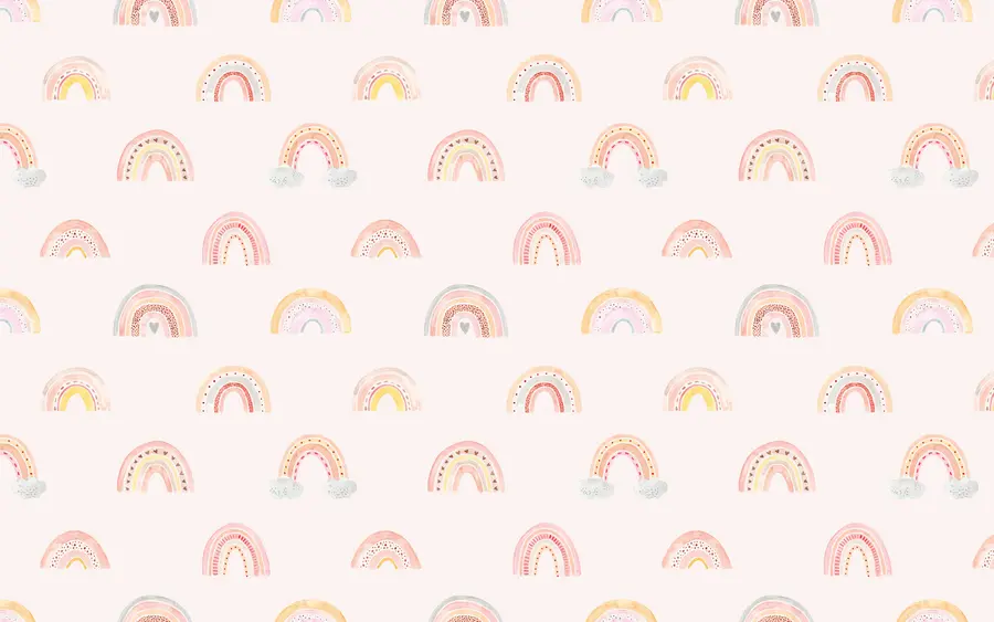 Valokuvatapetti Akvarelli sateenkaaret u51251