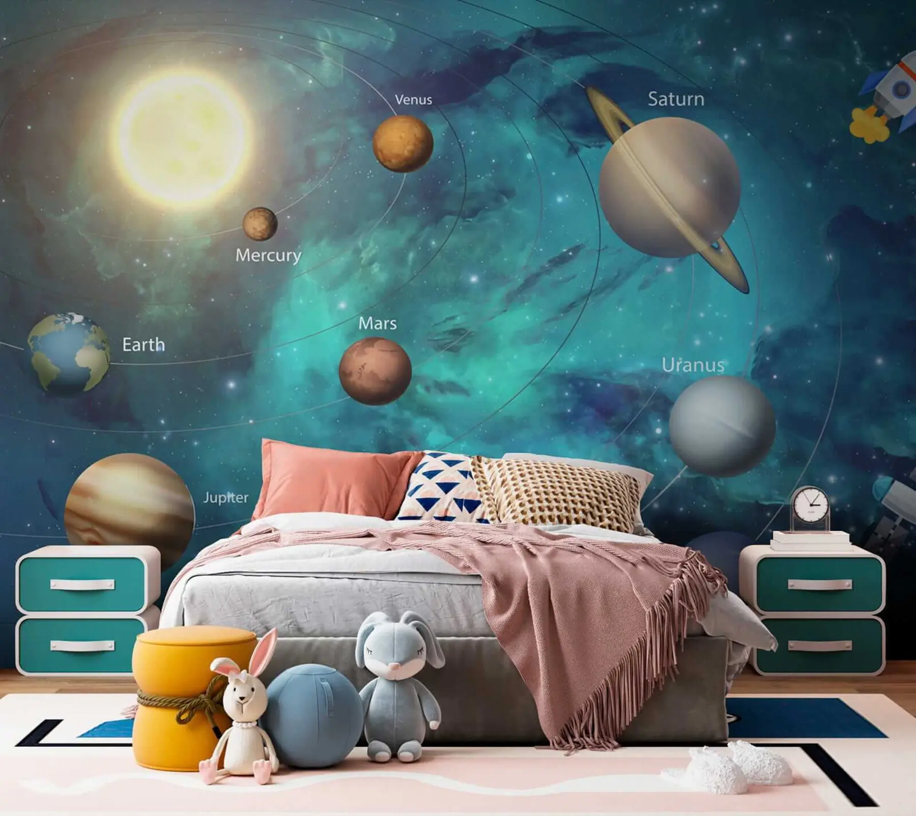 Valokuvatapetti Aurinkokunta u09074