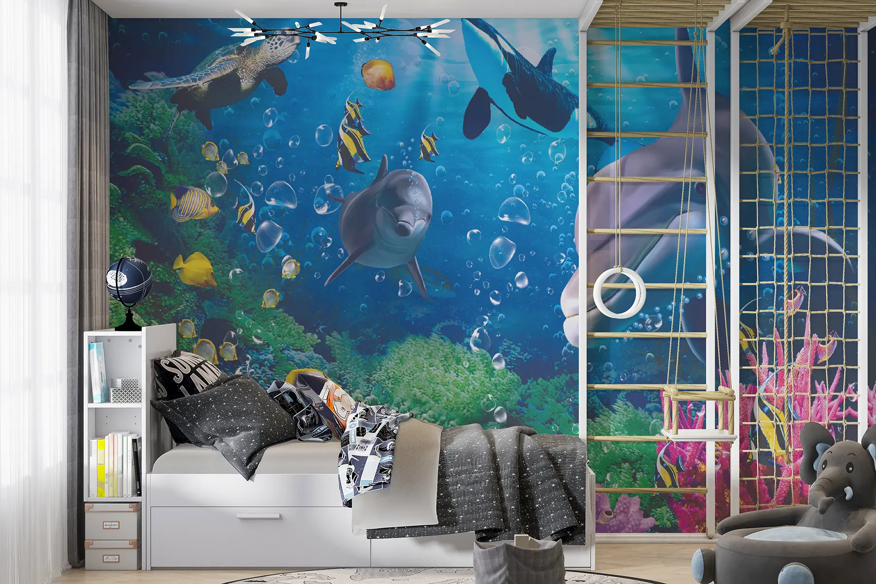 Valokuvatapetti Meren vedenalaiset syvyydet u19252