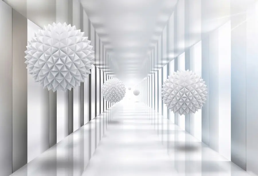 Valokuvatapetti Pallot tunnelissa u24571