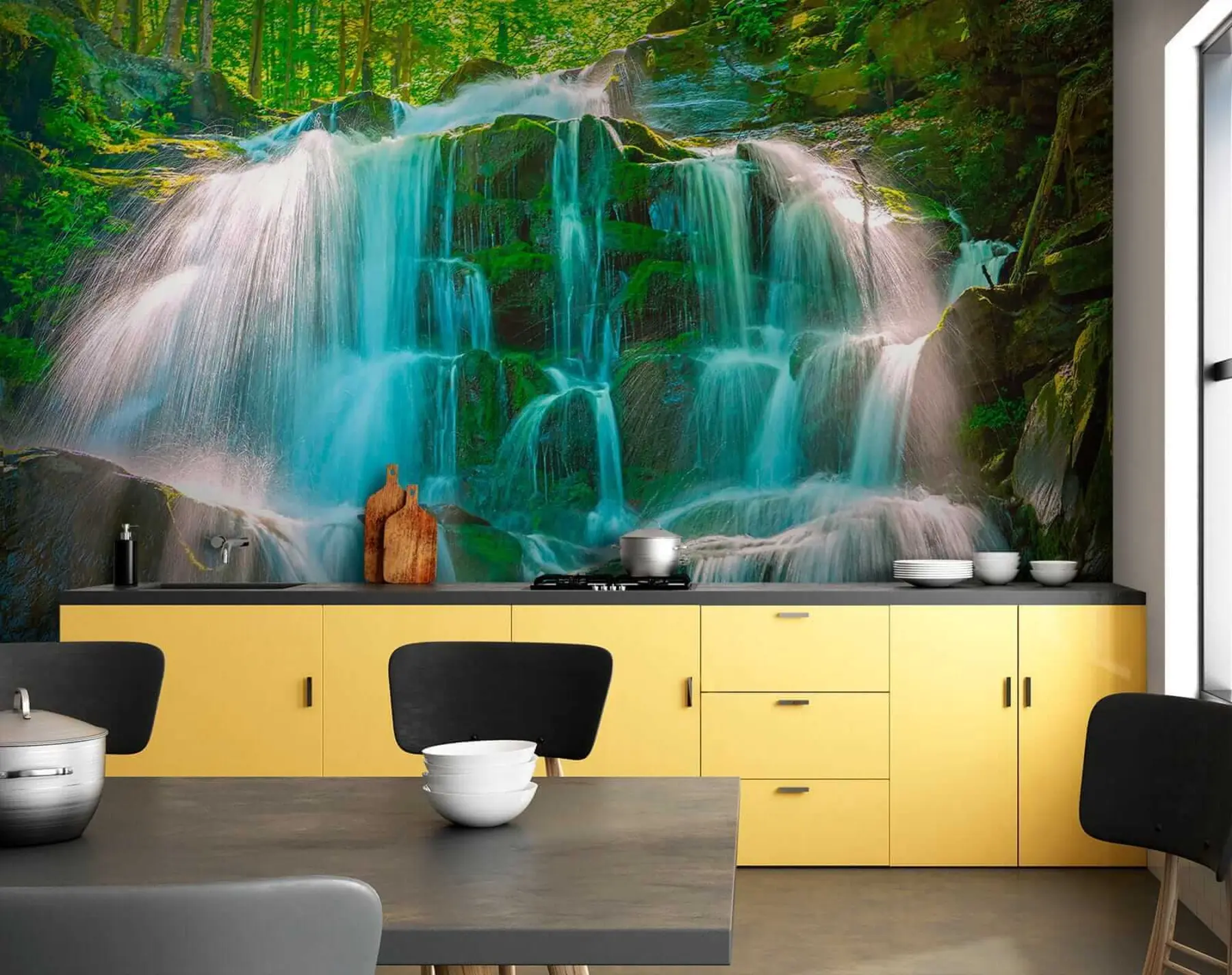 Valokuvatapetti Azure Falls u26143