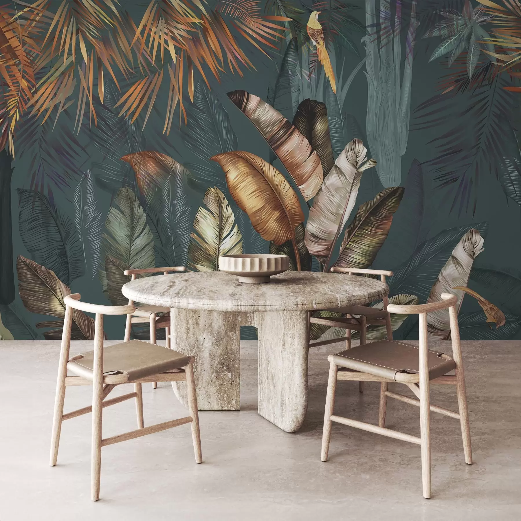 Valokuvatapetti Kirkas trooppinen viidakko u50468