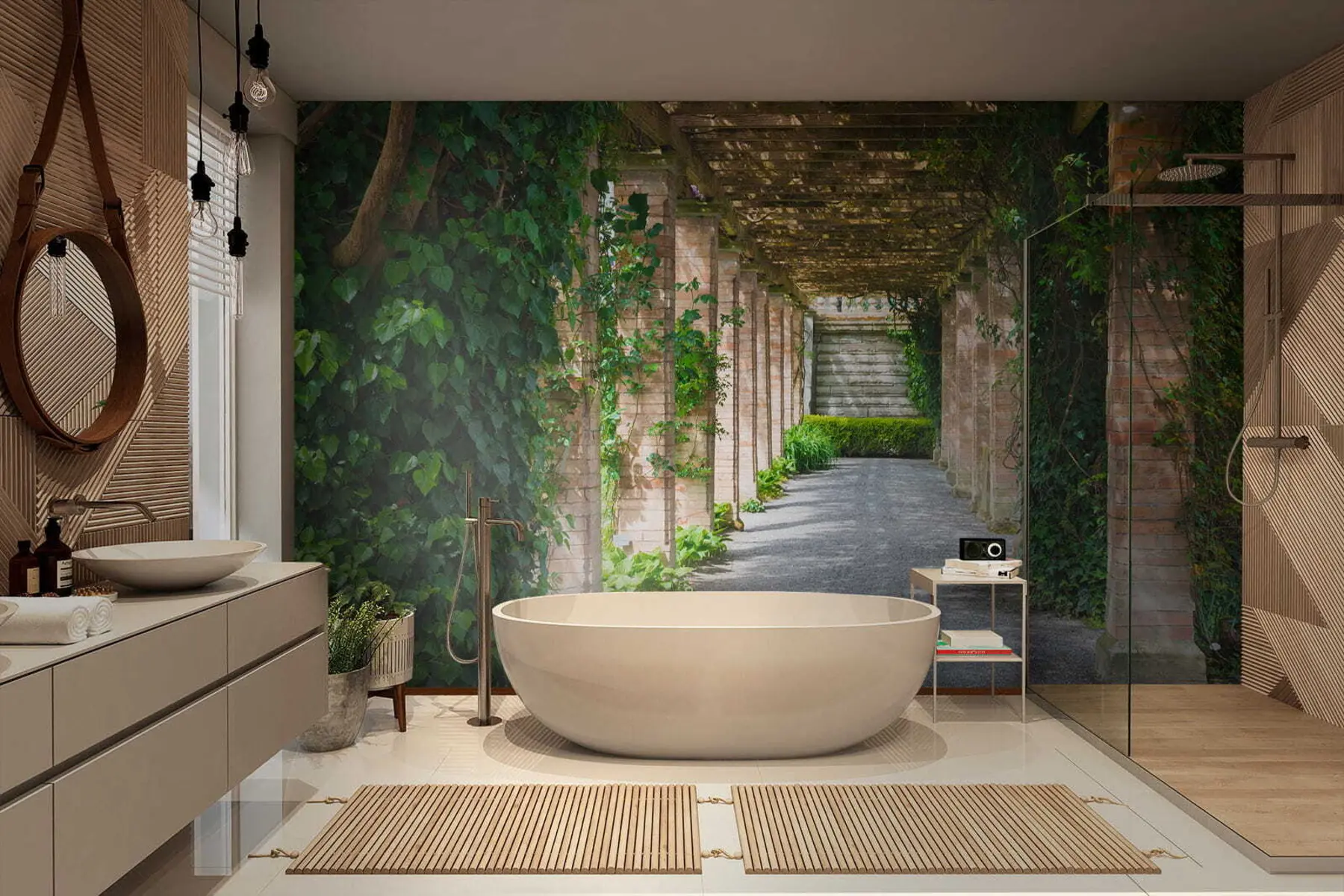 Valokuvatapetti Italialainen piha u53299