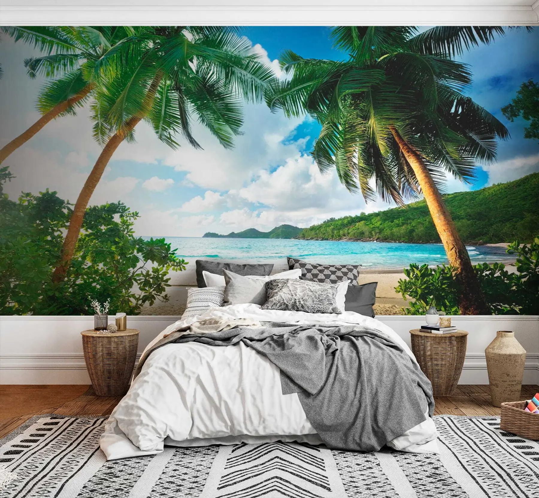 Valokuvatapetti Lepää palmujen alla u53753