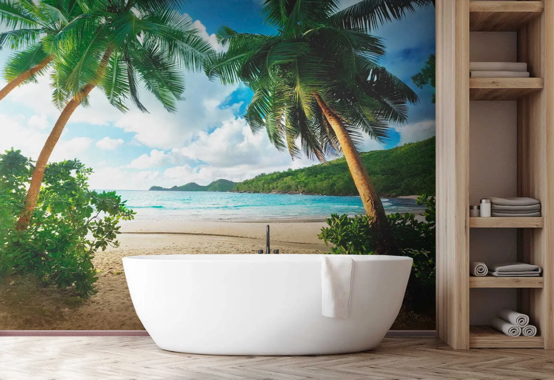 Valokuvatapetti Lepää palmujen alla u53753