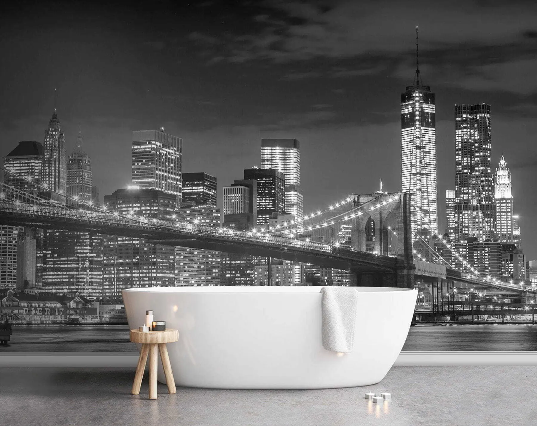 Valokuvatapetti Yökaupunki u56428