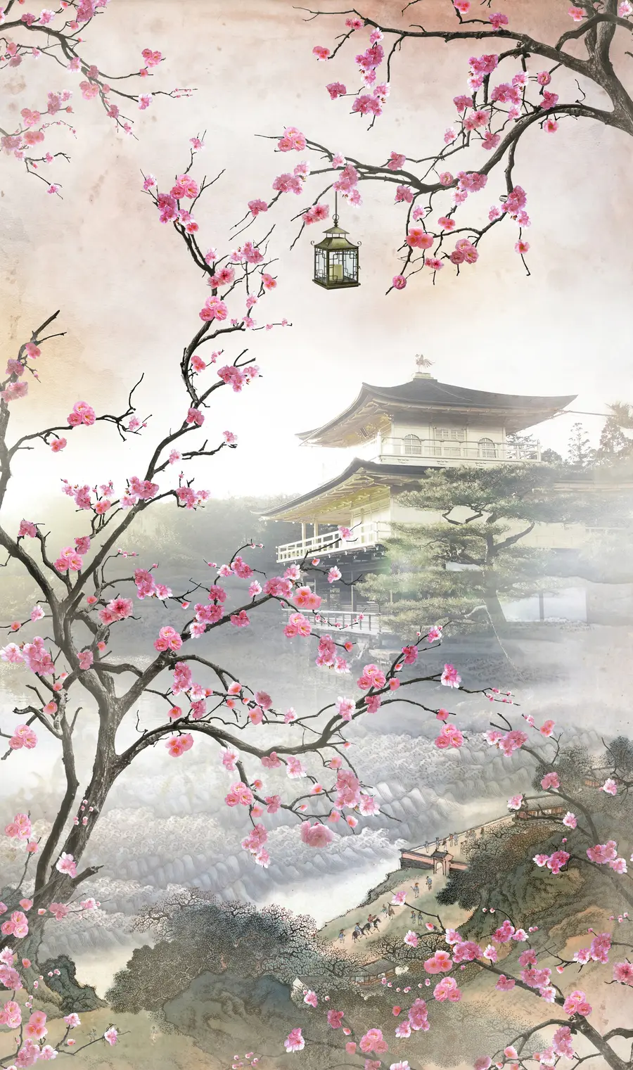 Valokuvatapetti Japanilainen maisema u60294