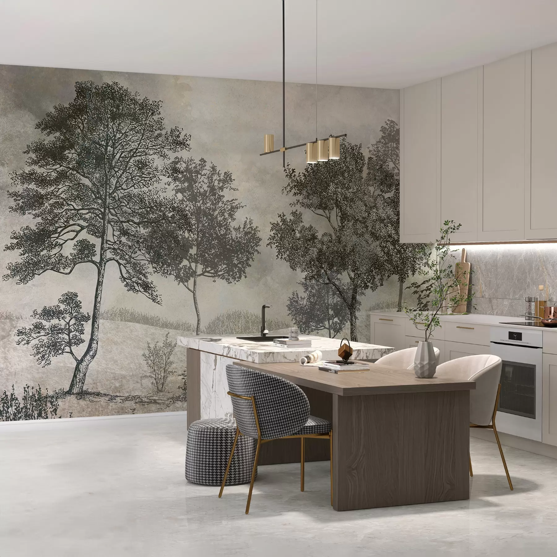 Valokuvatapetti Vintage puita u80030