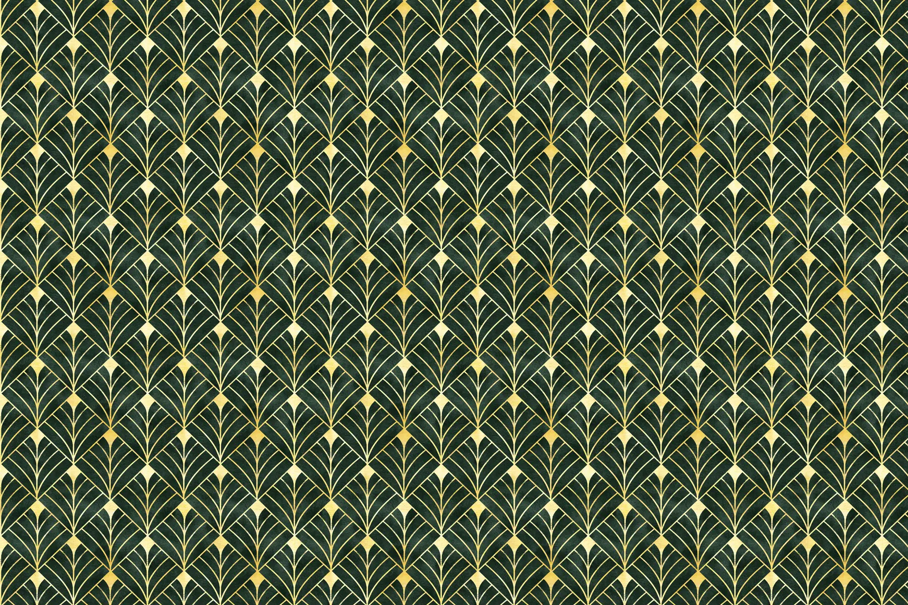 Valokuvatapetti Geometrinen kuvio smaragdinvärisellä pohjalla u71347