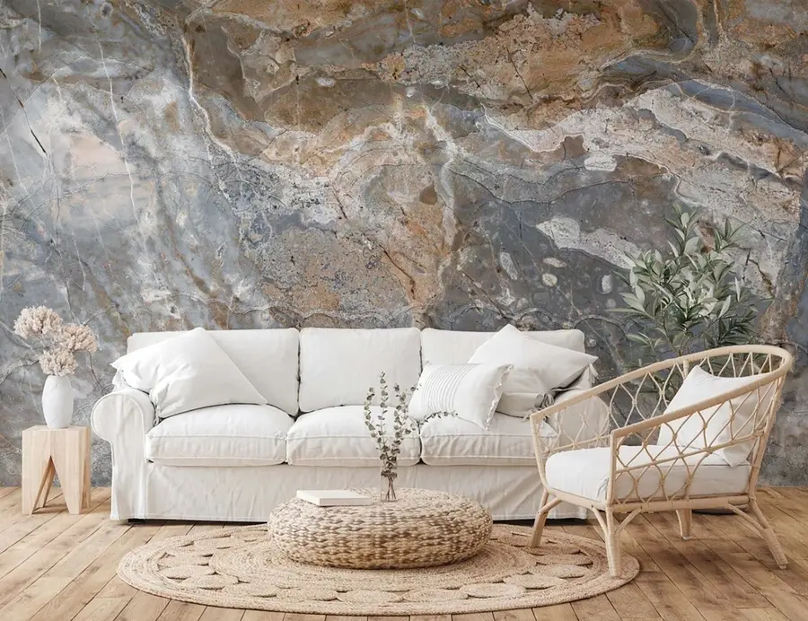 Valokuvatapetti Harmaa-beige marmori u71438