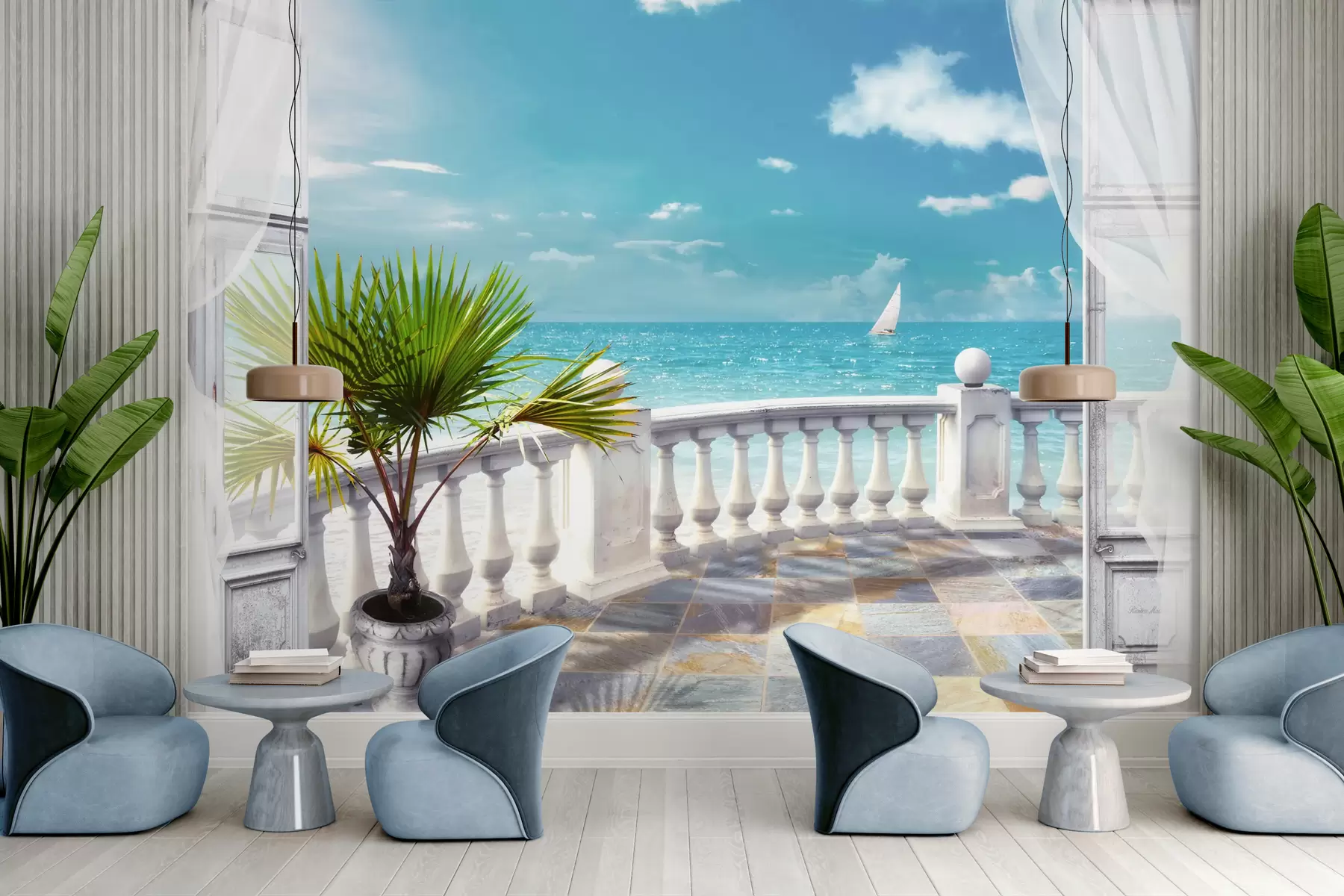 Valokuvatapetti Vesi, pilvi ja taivas u26132