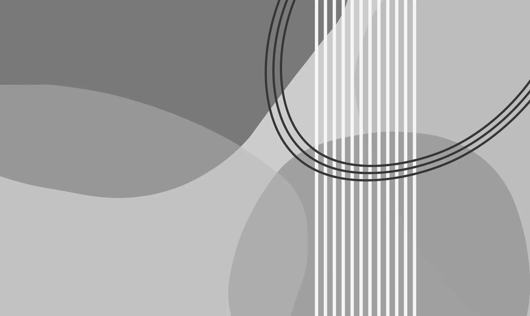 Valokuvatapetti Geometrinen abstraktioviiva ja ympyrä minimalismi moderni tyyli harmaa väri w08173v3