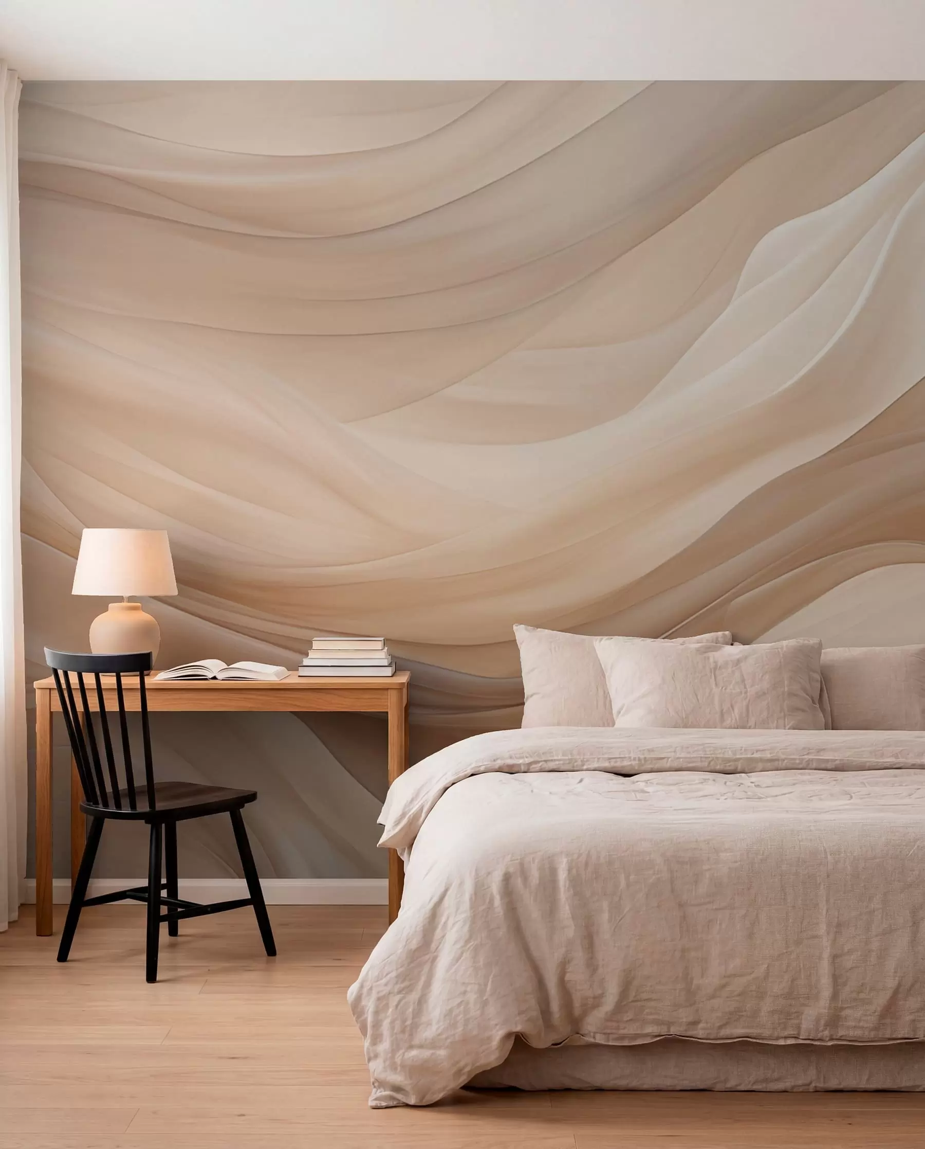 Valokuvatapetti Herkkä beige tausta w01641