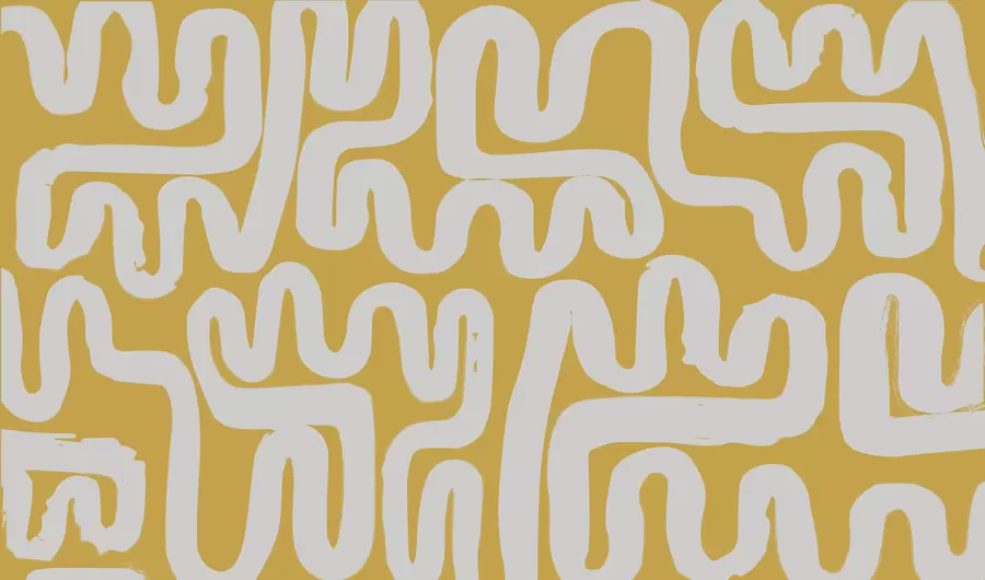 Valokuvatapetti Keltaiset käämiviivat w01686v1