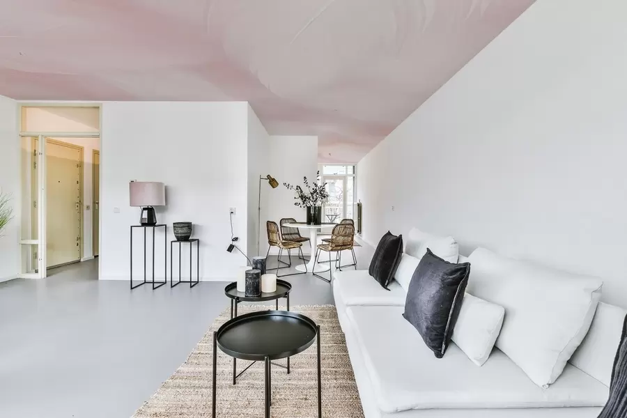 Valokuvatapetti Söpöjä höyheniä vaaleanpunaisella taustalla w01703