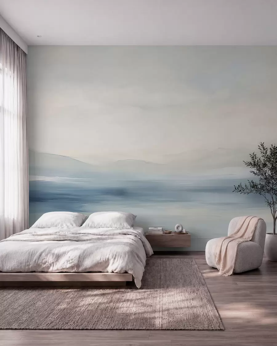Valokuvatapetti Minimalistinen merellinen maisema w02409
