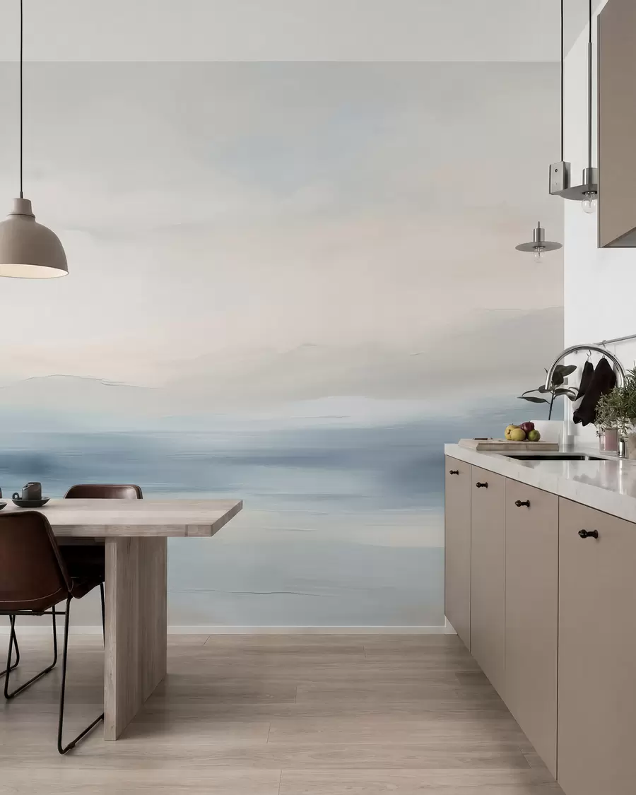 Valokuvatapetti Minimalistinen merellinen maisema w02409