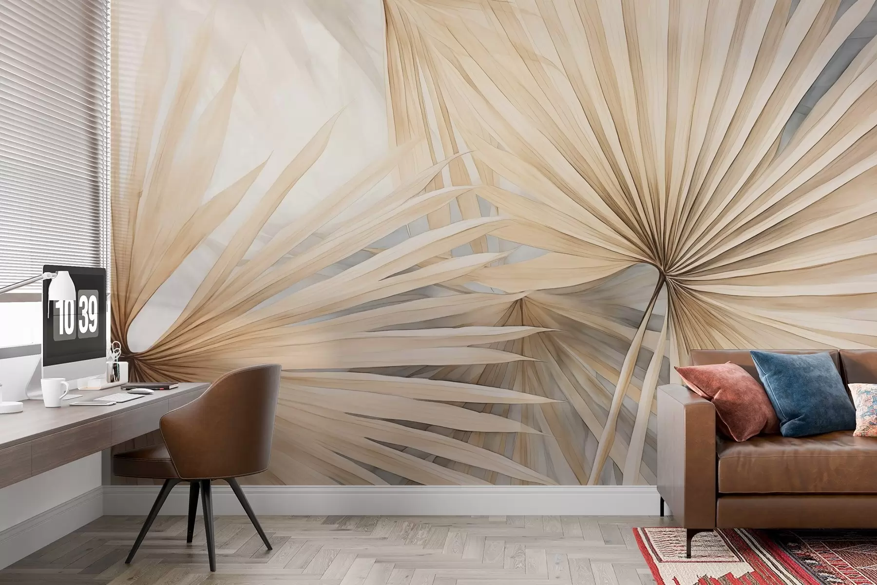 Valokuvatapetti Kuivat palmunlehdet w02431