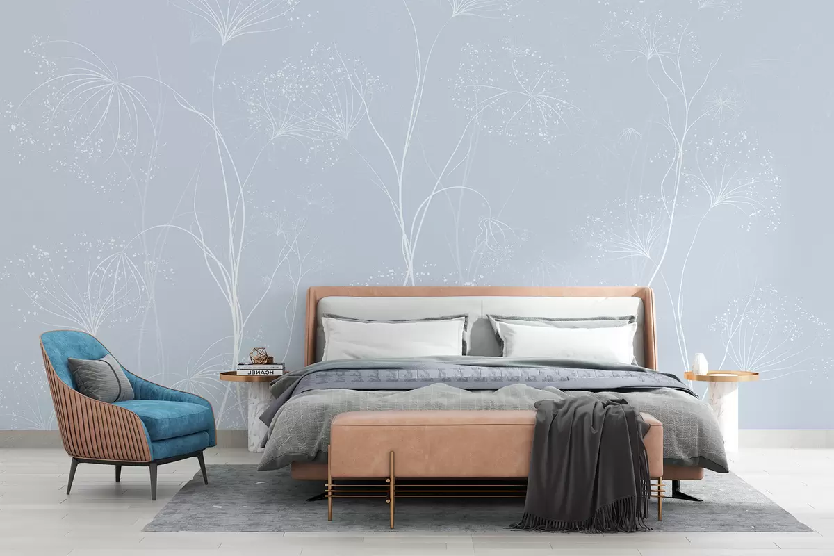 Valokuvatapetti Kevyet kukka-aiheet w02422v2