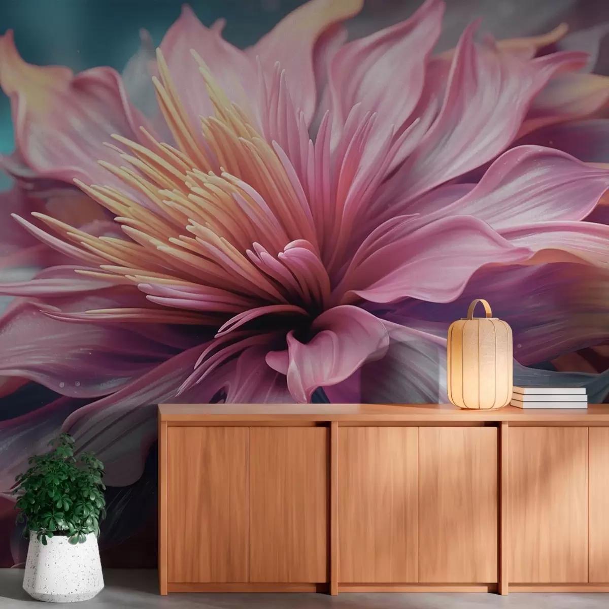 Valokuvatapetti Suuri kukka w08479