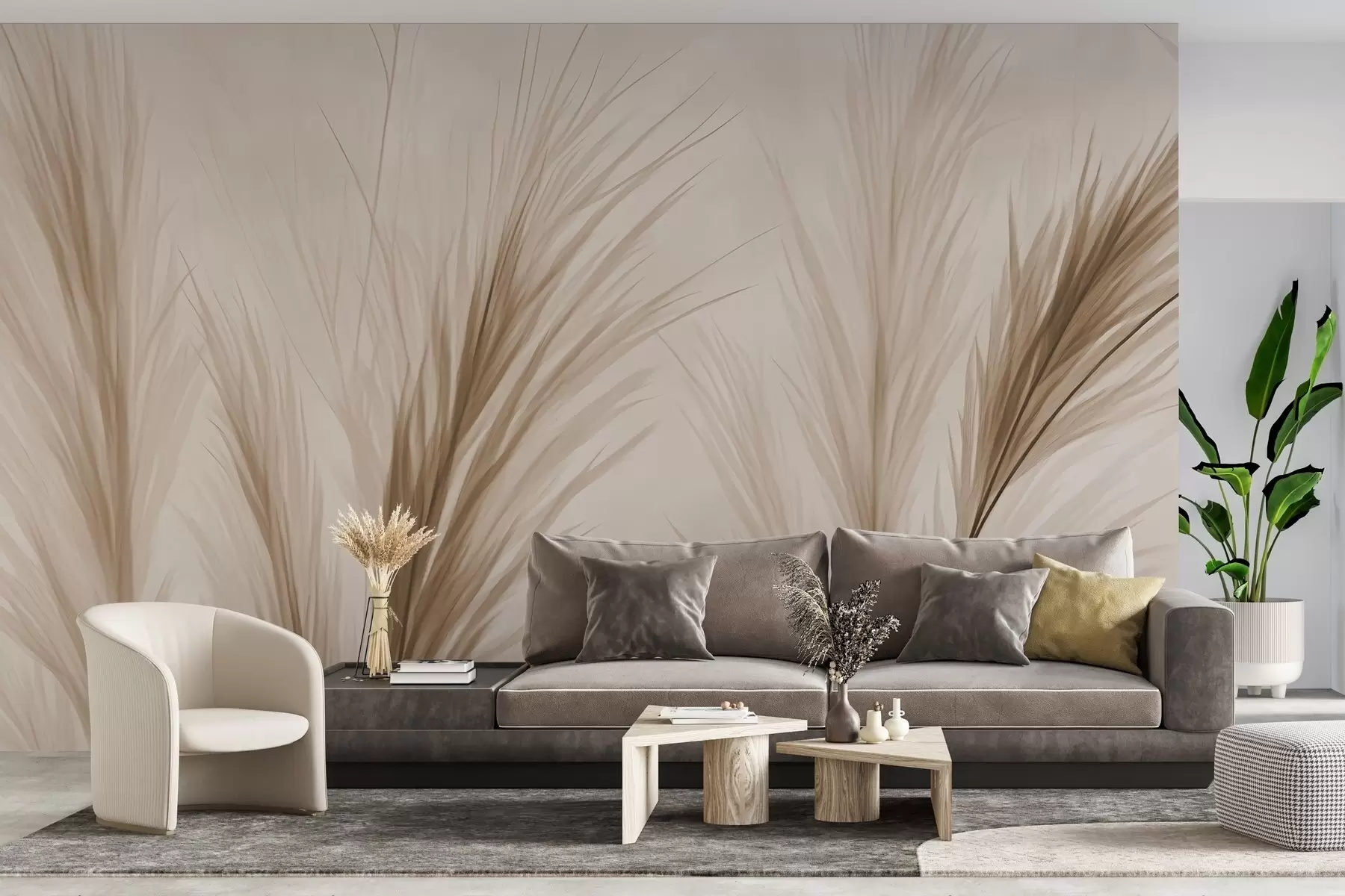 Valokuvatapetti Vedetty ylellinen viljan tähkä w02506