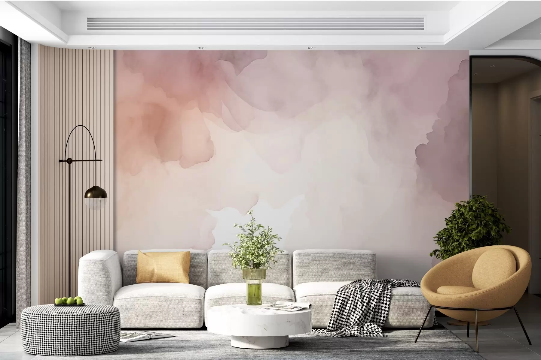 Valokuvatapetti Akvarelliympyrät w02607