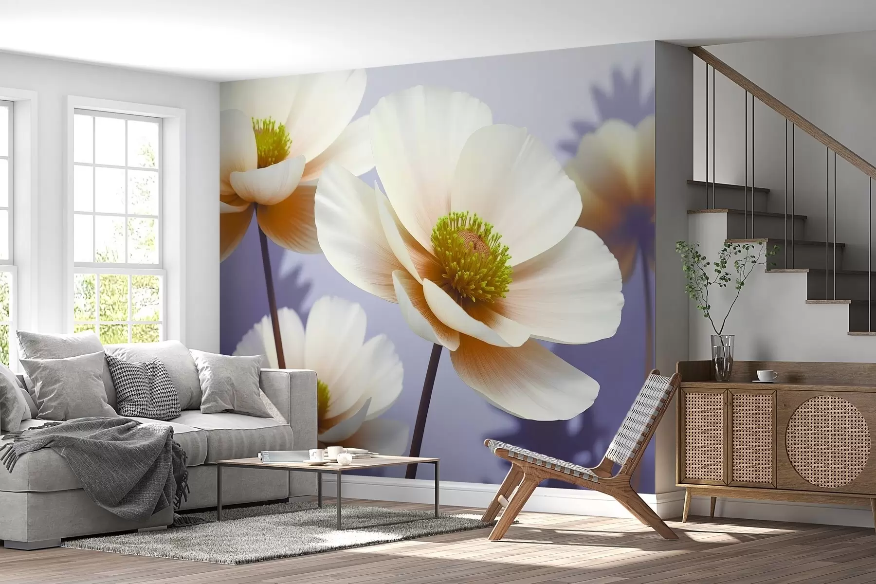 Valokuvatapetti Värikkäitä kukkia w02612v1