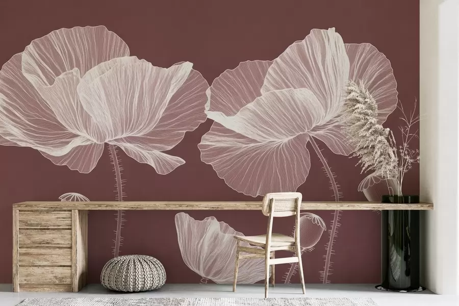 Valokuvatapetti Maalatut villiunikot w02622v1