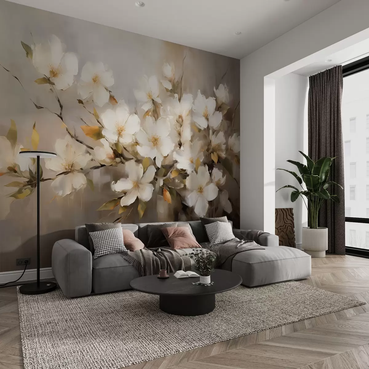 Valokuvatapetti Kukkiva oksa w08592