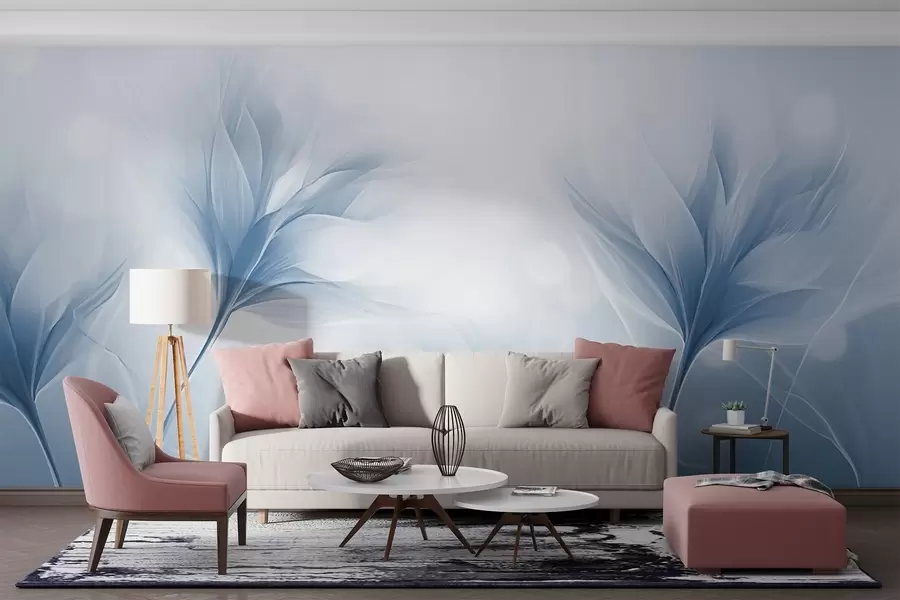 Valokuvatapetti Pehmeät läpinäkyvät terälehdet w02697v2