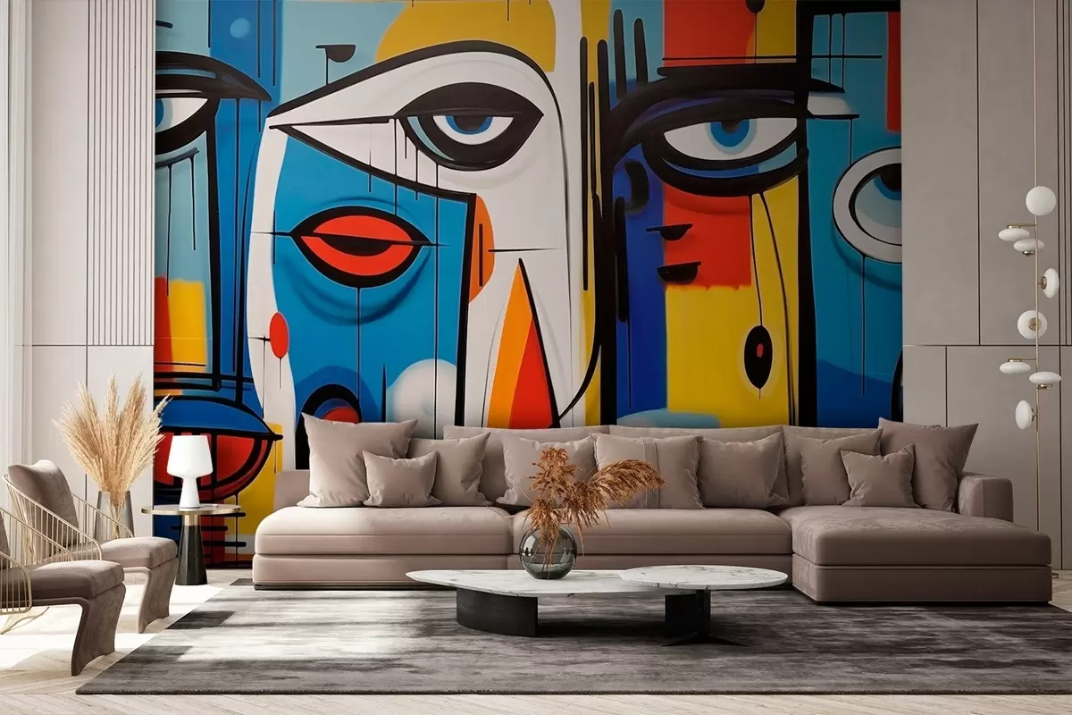 Valokuvatapetti Abstrakti muotokuva w02698