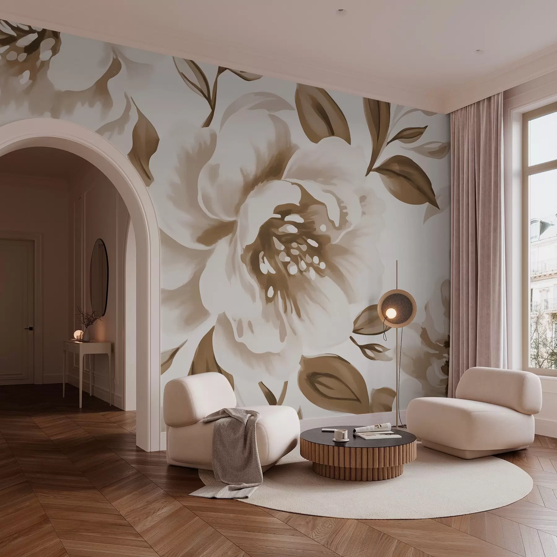 Valokuvatapetti Suuri kukka w02757v2