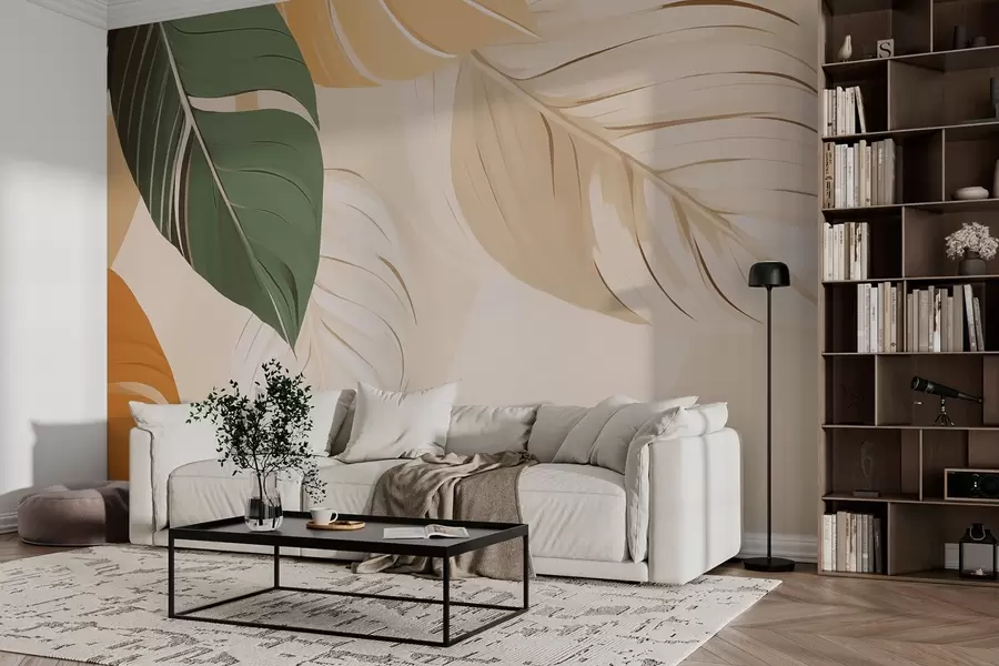 Valokuvatapetti Trooppiset lehdet w02996