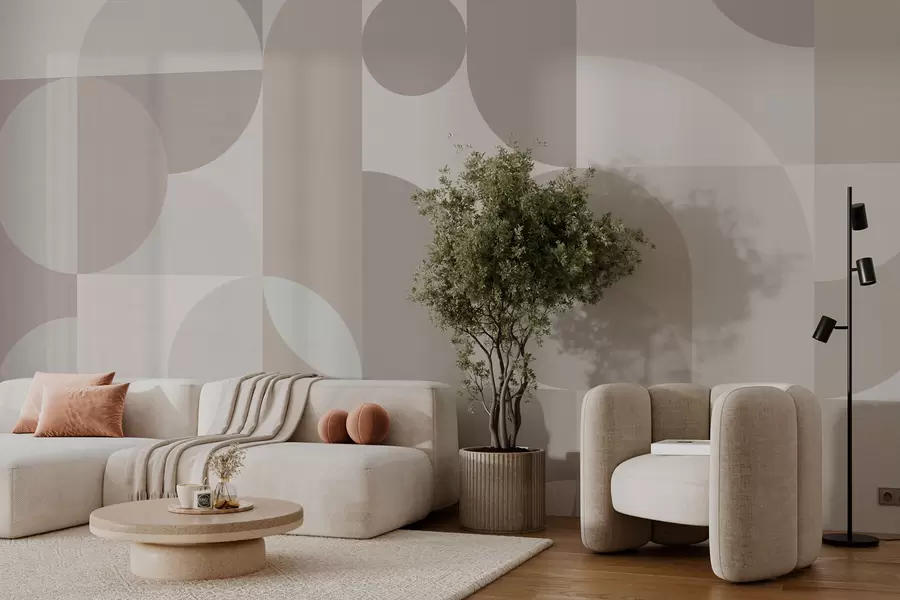 Valokuvatapetti Tyylikäs geometria trendi w03058