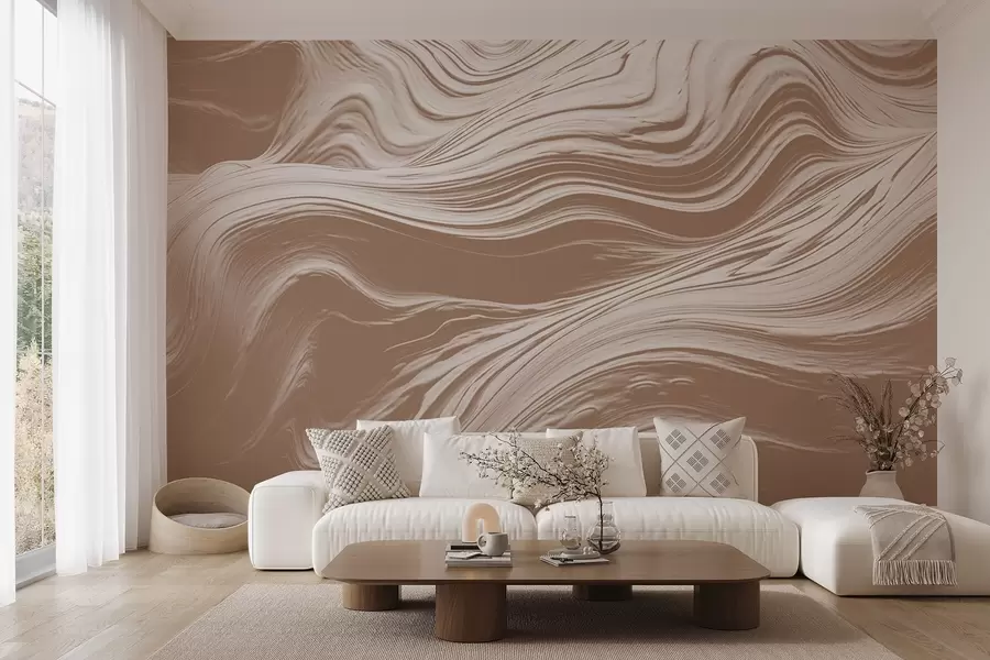 Valokuvatapetti Herkkä ja kevyt abstrakti rakenne w08751v1