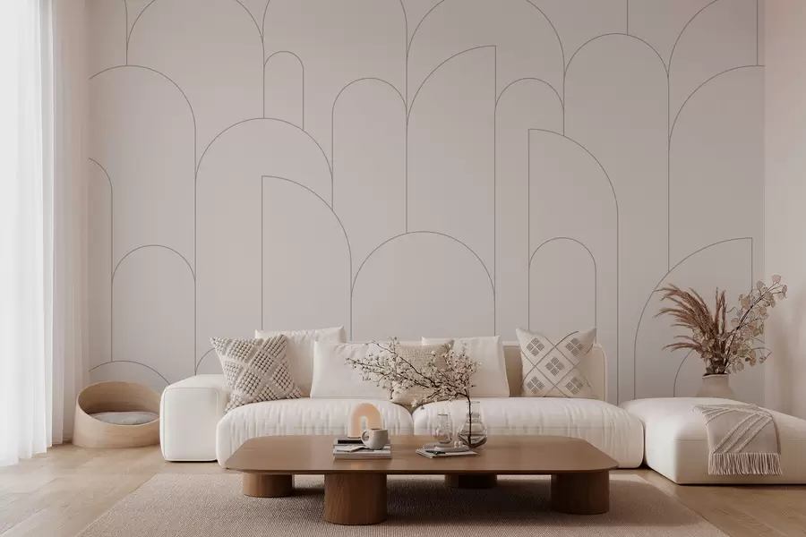 Valokuvatapetti Minimalistiset kaaret w03145