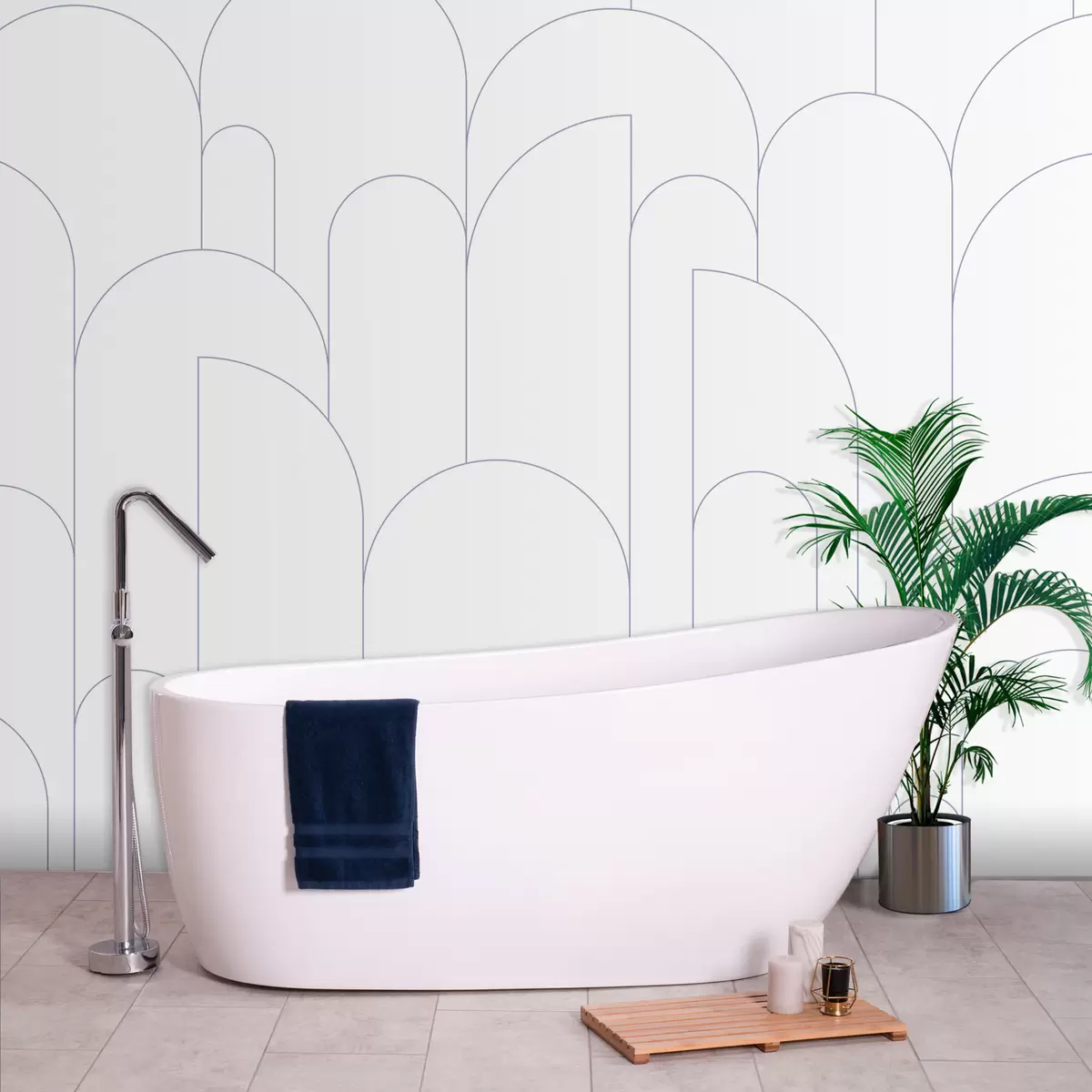 Valokuvatapetti Minimalistiset kaaret w03145v2