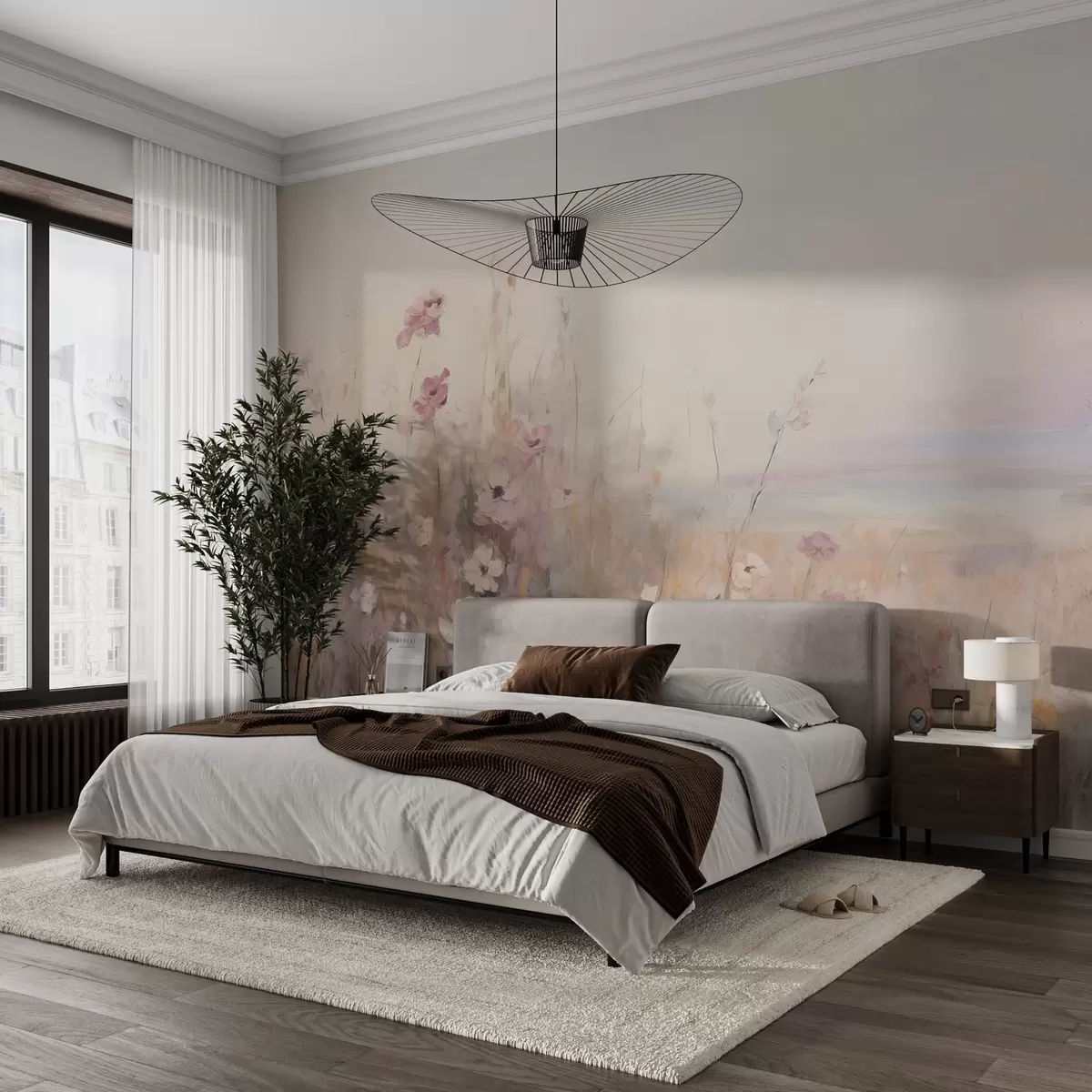 Valokuvatapetti Abstrakti kenttä konkreettisella w03189