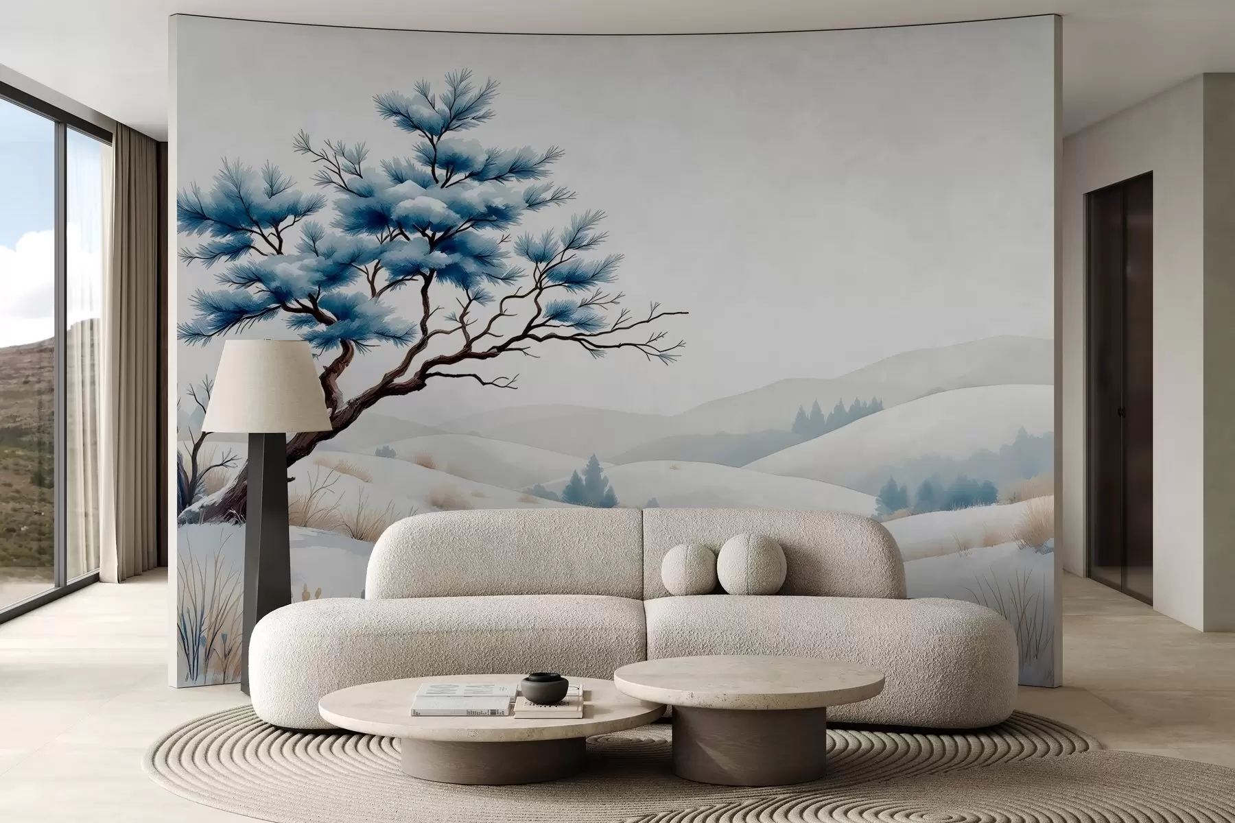 Valokuvatapetti Maalattu maisema w03194