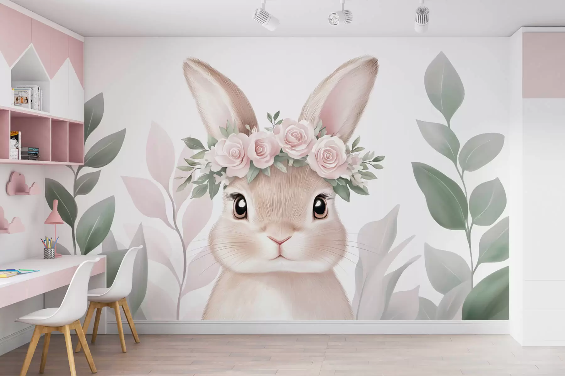 Valokuvatapetti Iso söpö pupu w03169