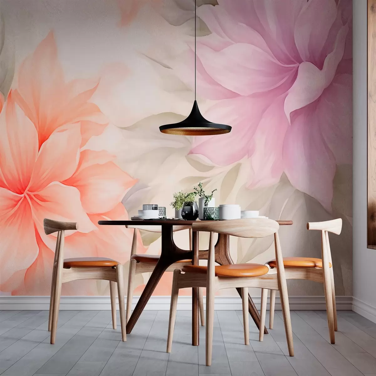 Valokuvatapetti Herkät kukkien terälehdet w03372