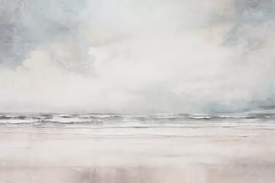 Valokuvatapetti Abstrakti horisontti taivaan ja meren kohtaaminen w03441