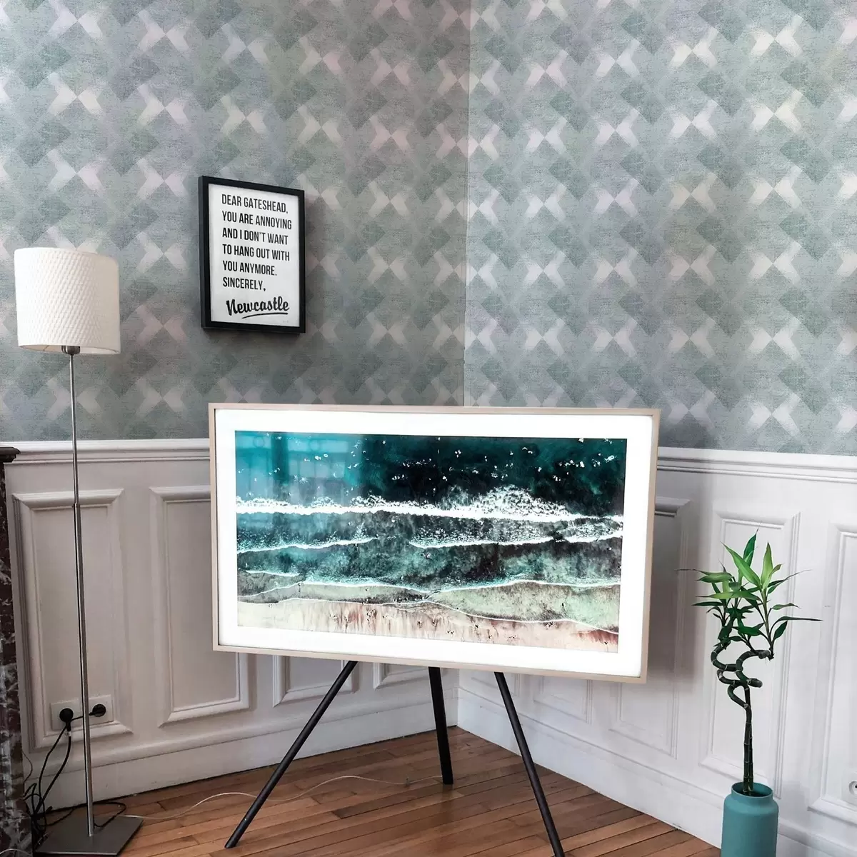 Taustakuva Rombit sinisissä väreissä a00007