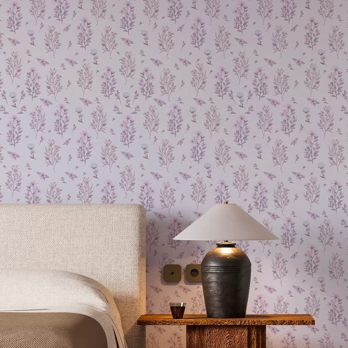 Taustakuva Herkät kukat varret valkoisella taustalla a00016