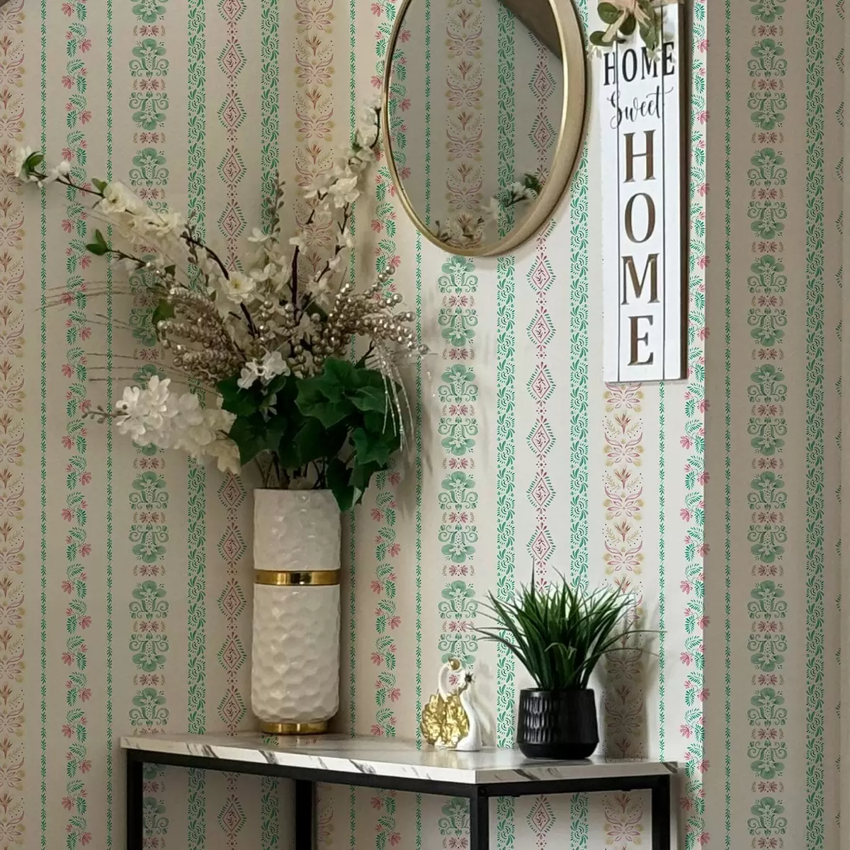 Taustakuva Herkkä geometrinen koriste vesivärityyliin a00034