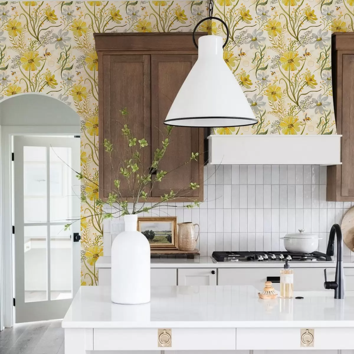 Taustakuva Kirkas kukka koostumus keltainen väri a00045