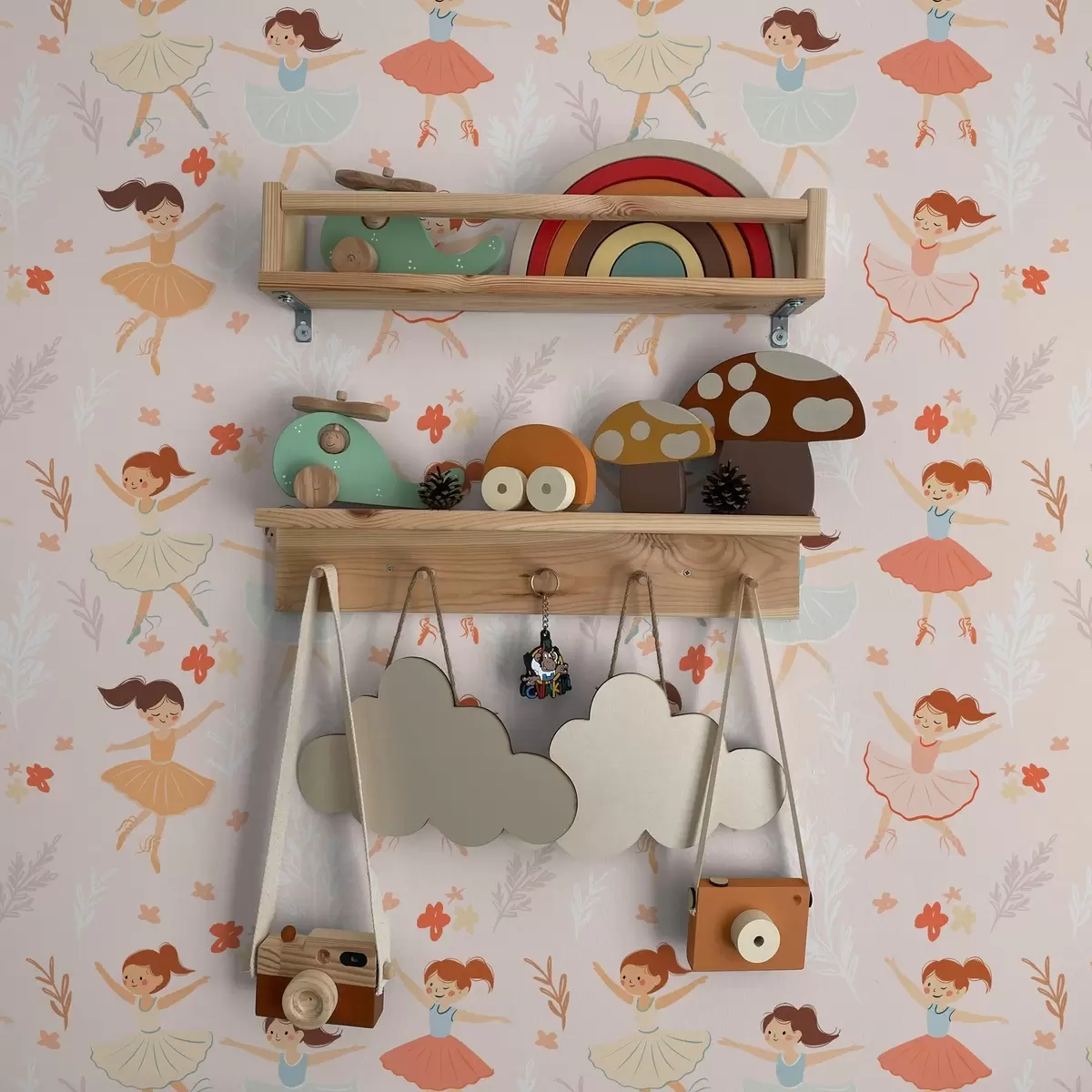 Taustakuva Ballerina tytöt kukkia a00078