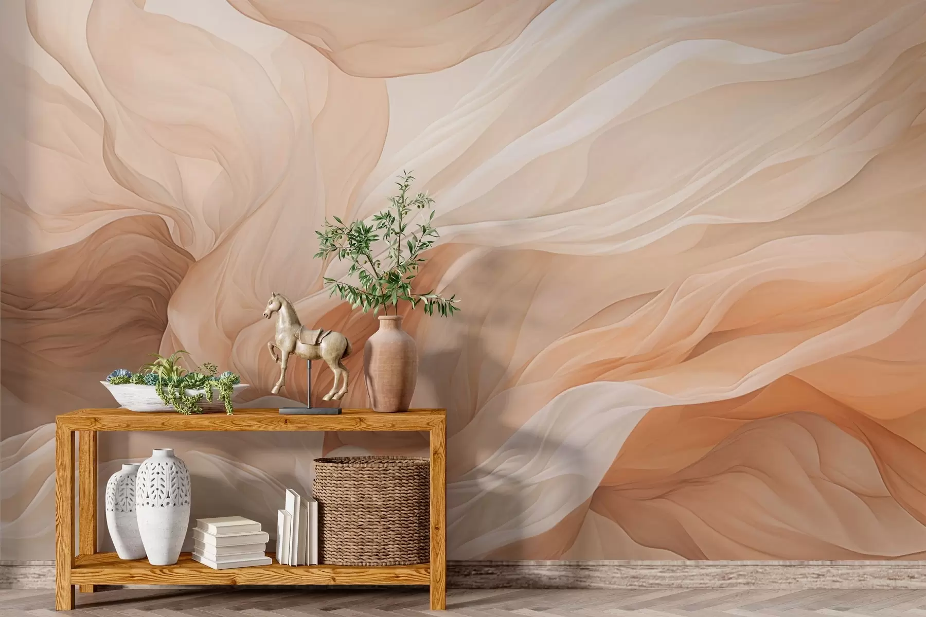 Valokuvatapetti Lentävän tanniinin abstrakti suunnittelu w03533